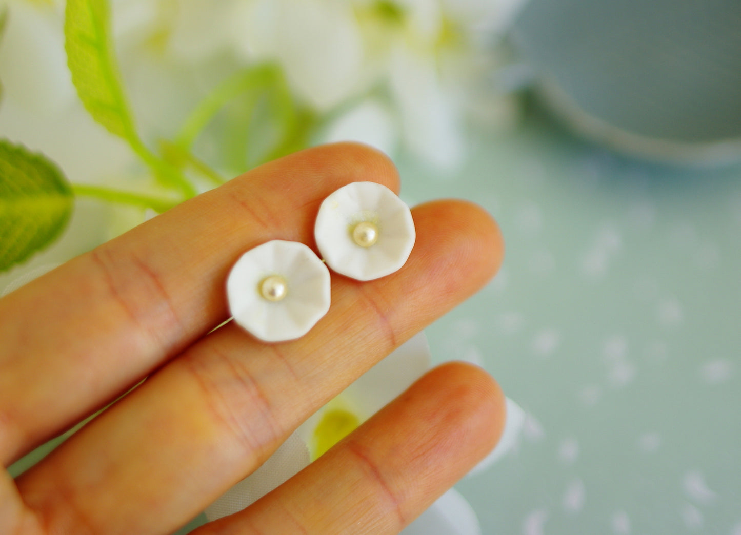 boucles d'oreilles corolles