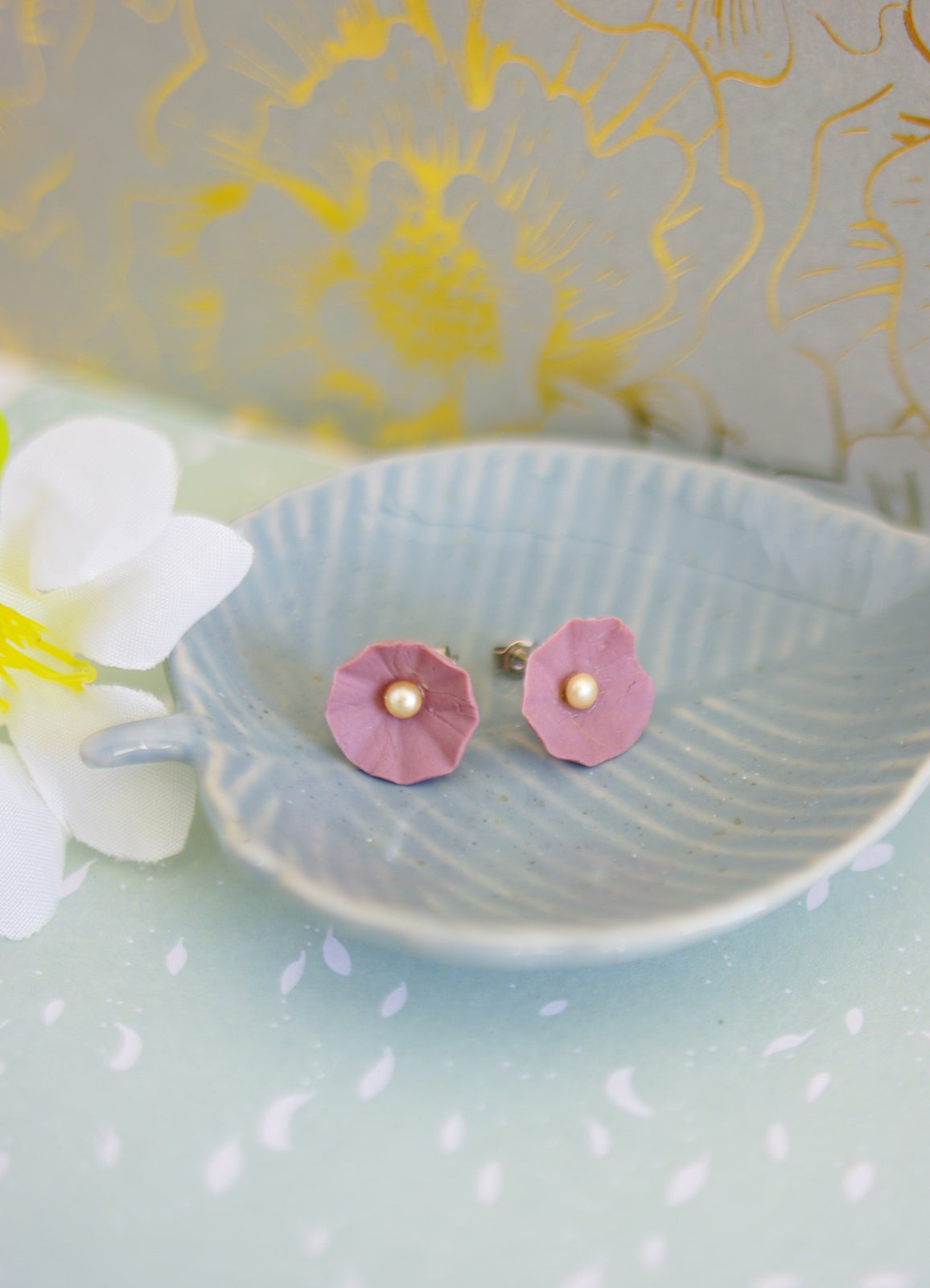 boucles d'oreilles corolles