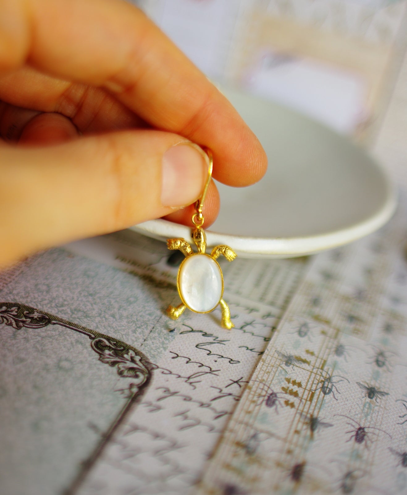 boucles d'oreilles tortues