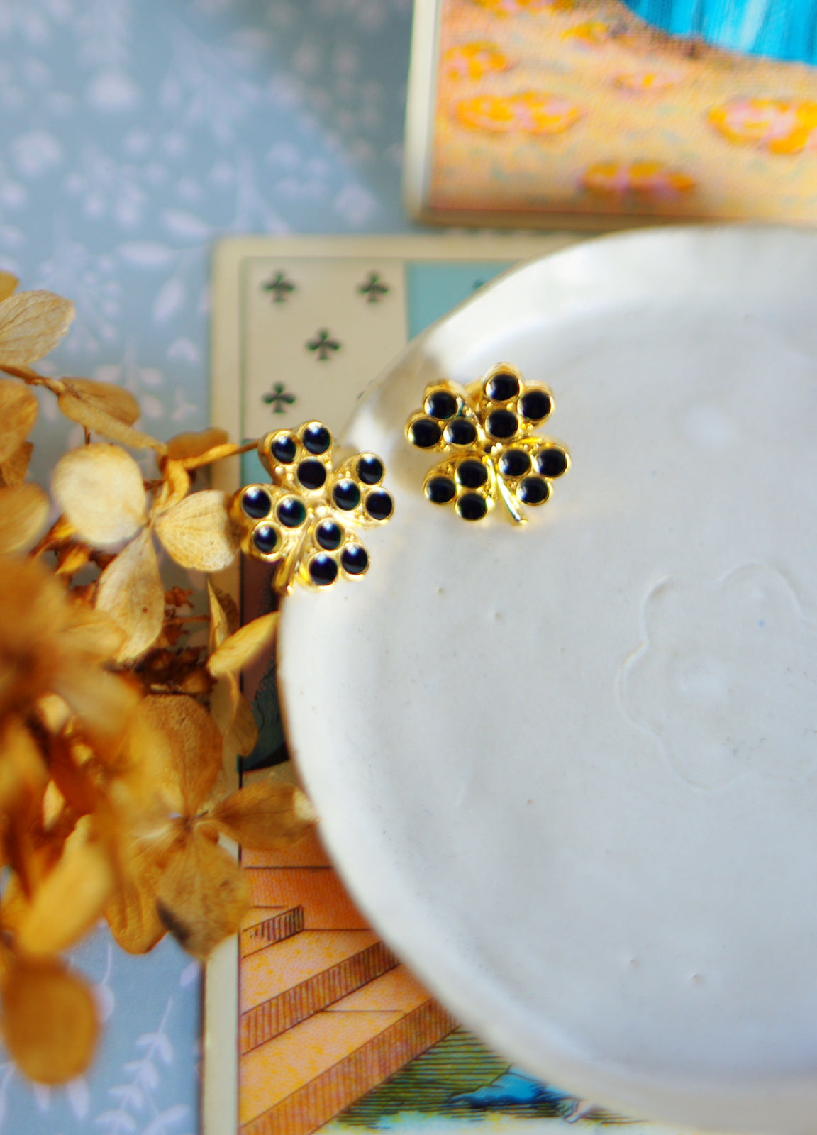 boucles d'oreilles porte bonheur