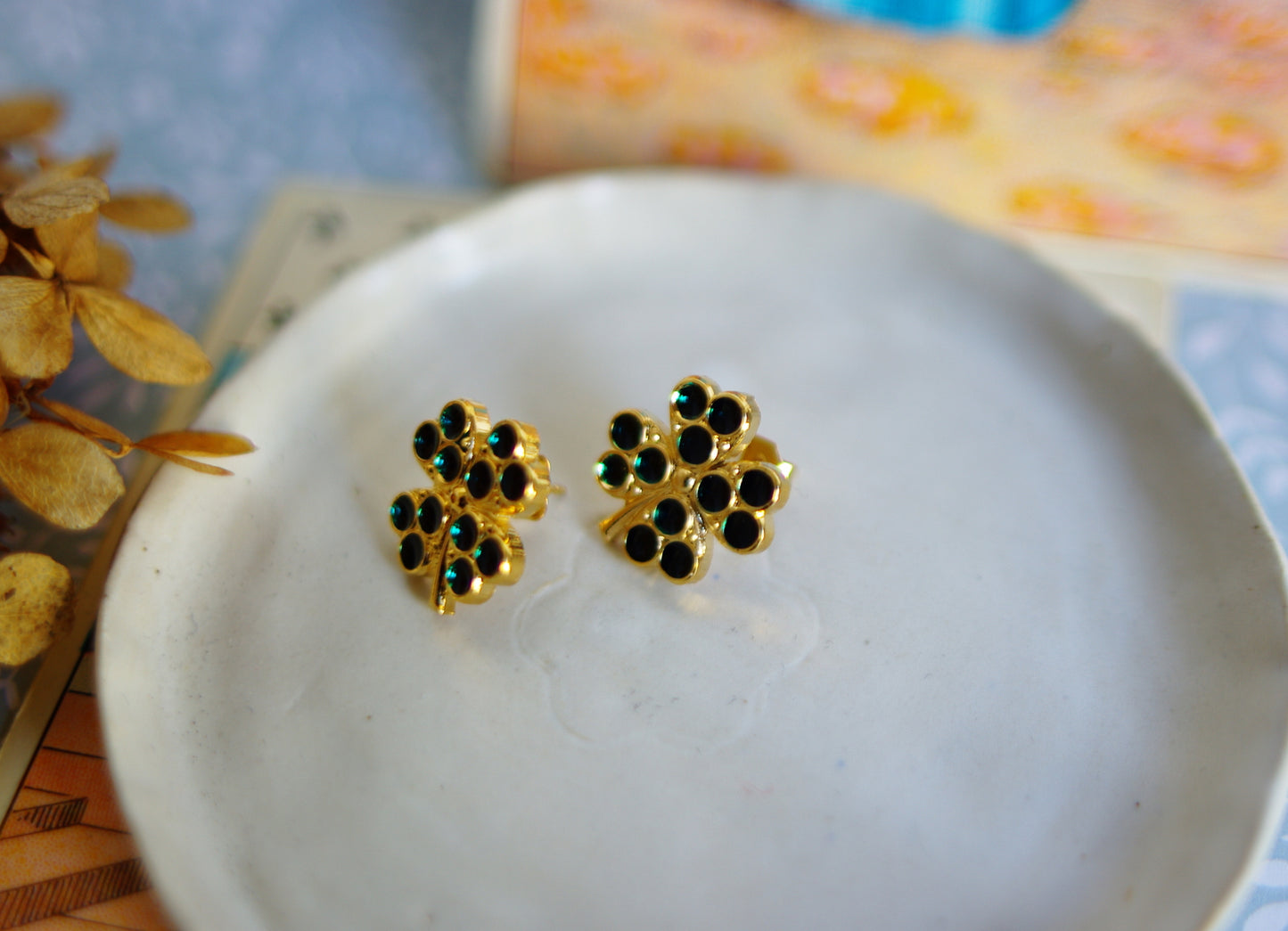 boucles d'oreilles porte bonheur