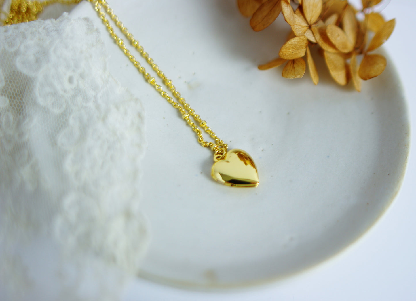 Pendentif locket cœur