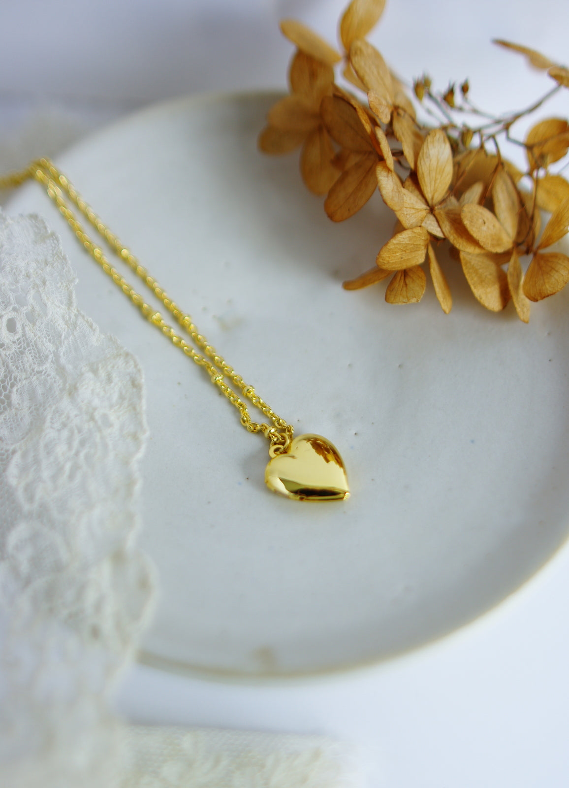 Pendentif locket cœur