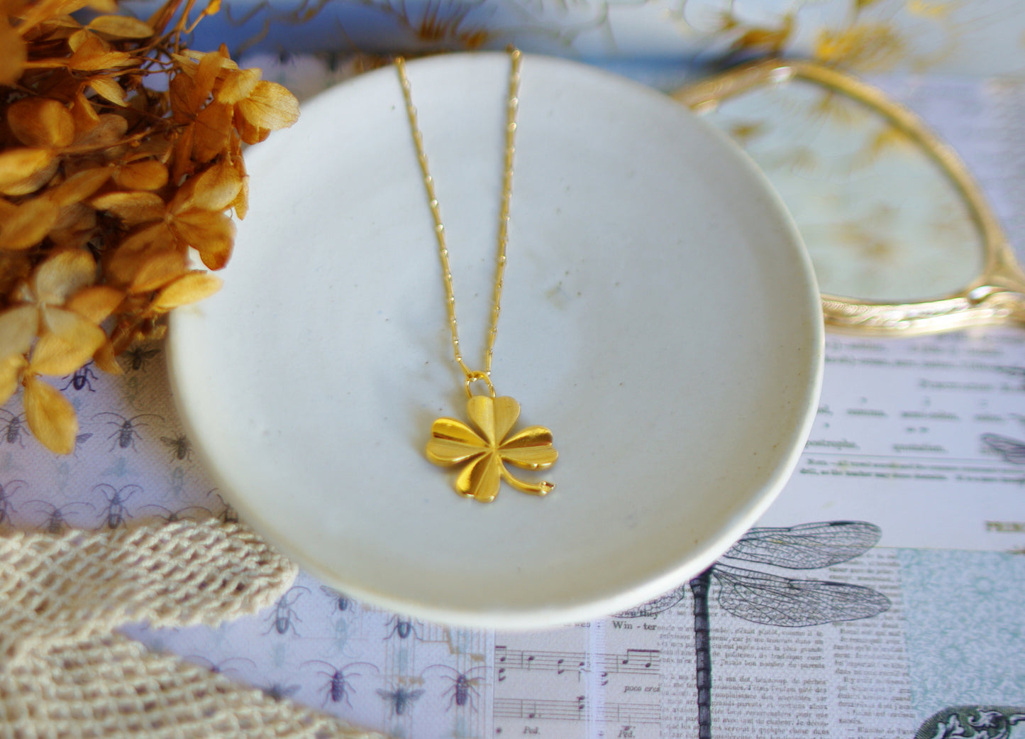 pendentif trèfle bis